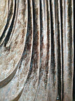 Шторная ткань бархат Мрамор 916-19 коричневый с структурны рисунком для штор в зал спальню гостинную