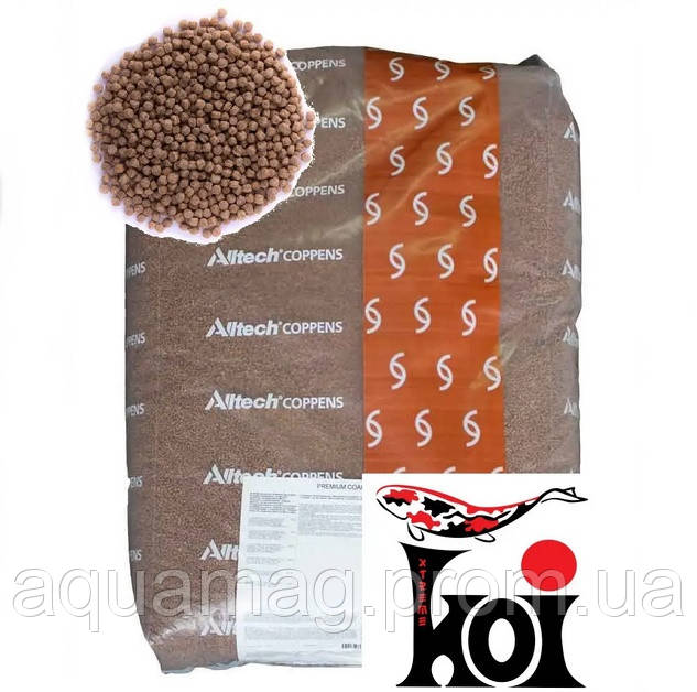Німецький корм для коропів Коі Alltech Coppens Pond Pellet 15 кг (S-3мм) основне харчування для ставкових риб