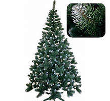 Ялинка штучна Королева Європейська 2,5 м, ПВХ (біле напилення)