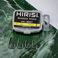 Рыболовные крючки Hirisi B8007 №6 коробка 50шт.