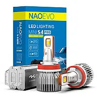 Лампы светодиодные NAOEVO S4 LED H11 Flip Chip 9-16V 2*30W 3600Lm 3000K-4300K-6500K (S4-H8/H9/H11/H16)