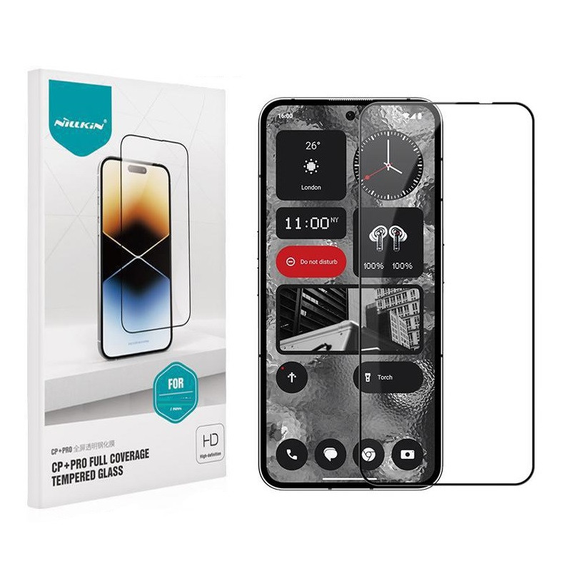 Захисне скло Nillkin Amazing CP+ PRO Full Glue для Nothing Phone 2 Black (0.33 mm)