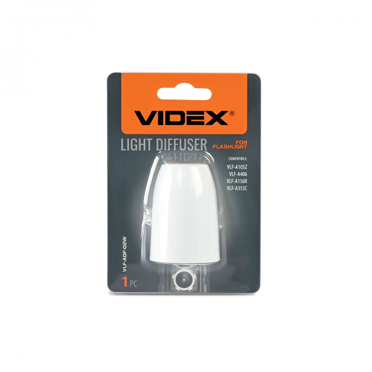 Розсіювач світла для ліхтариків Videx VLF-ADF-02W