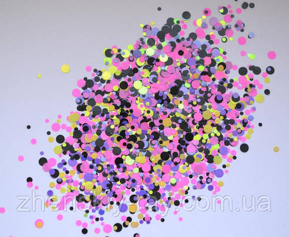 Конфеті для дизайну нігтів No1, фото 1