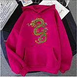 Стильне жіноче худі з крутим принтом, фото 2