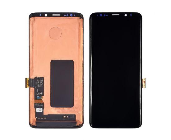 Дисплей для Samsung G965 Galaxy S9 Plus (GH97-21691D) з сенсорним склом (Чорний) Оригінал (переклеєне скло)