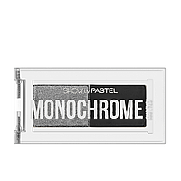 Тени для век двойные монохромные Pastel Show By Pastel Monochrome Duo, 32 Black