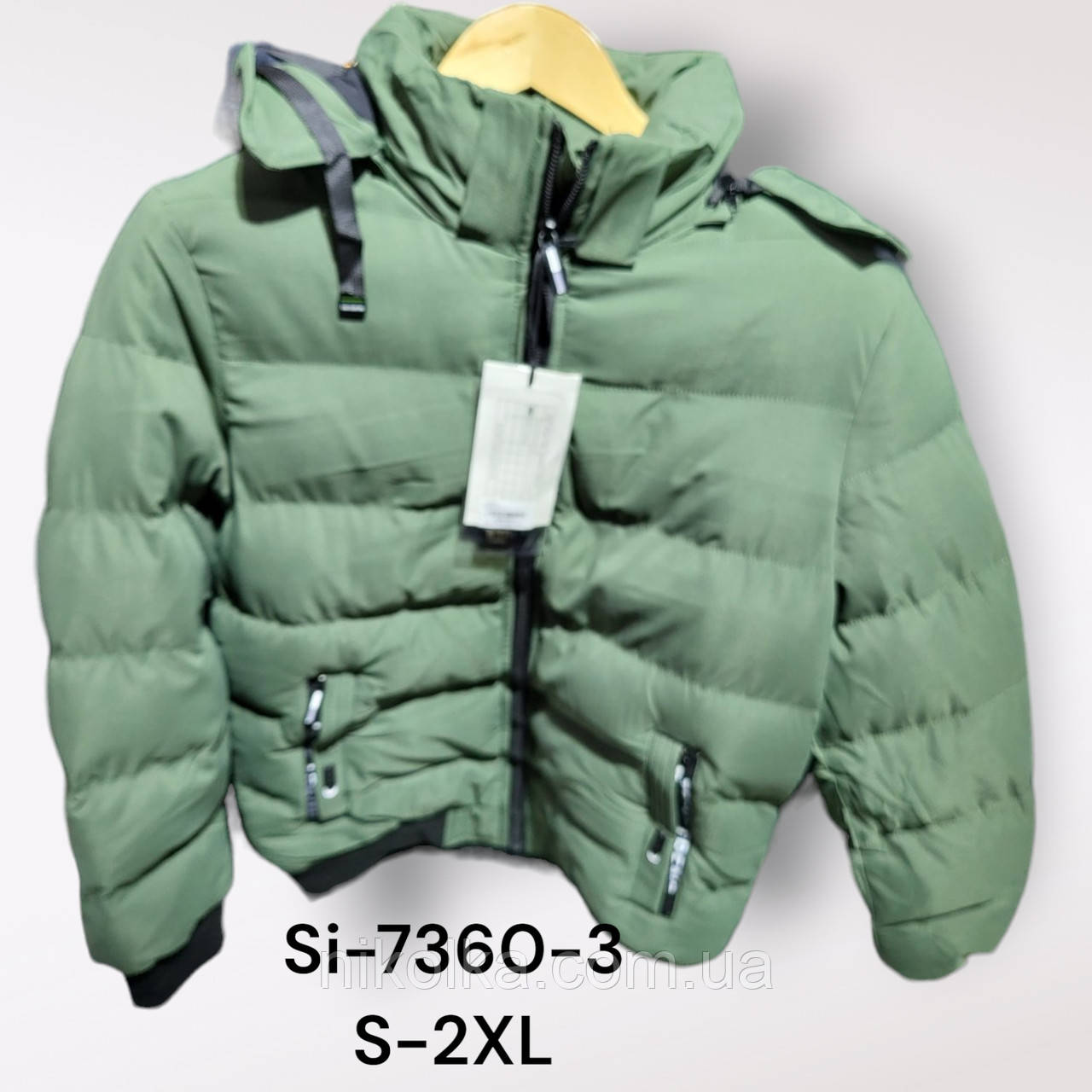 Куртка утеплена чоловіча оптом, S-2XL рр., арт. Si-7360-3