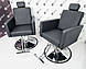 Барбер крісло перукарське для барбершопа з підголівником Квадро перукарські меблі в BARBERSHOP VM 03, фото 7