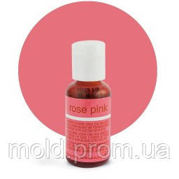 Гелевий барвник Chefmaster Rose Pink / Рожевий, 21 гр (США)