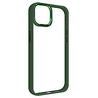 Прозрачный чехол Unit2 для Apple iPhone 15 Plus Green