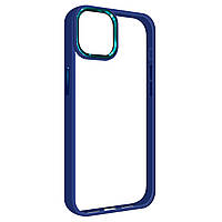 Прозрачный чехол Unit2 для Apple iPhone 15 Plus Blue