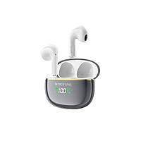 Наушники BOROFONE BW30 Cheerful true wireless BT headset Bright Metal Gray