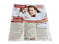 Електропростирадло Yasam Mink  байка 120-160 см бежева