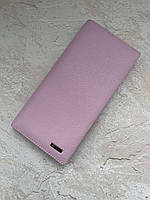 Женский кожаный кошелек портмоне Cardinal кошелек-клатч из натуральной кожи купюрник розовый