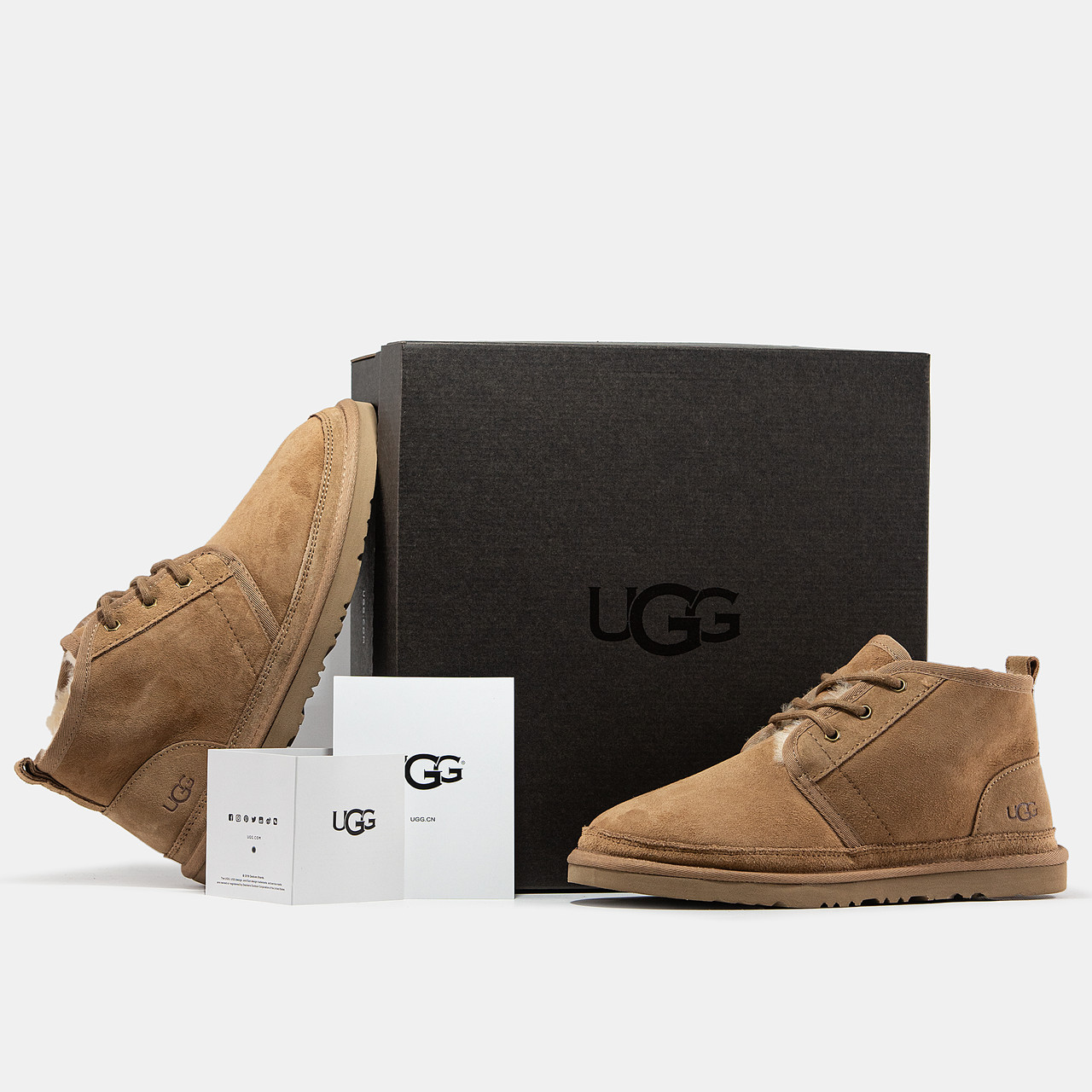 Мужские ботинки UGG Neumel Suede Boots Chestnut 3236 - фото 5 - id-p615465042