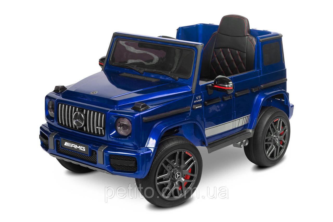 Дитячий електромобіль Caretero (Toyz) Mercedes Benz G63 AMG Navy, фото 1