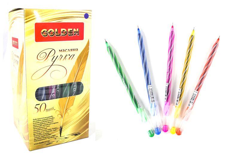 Ручка масляна, синя, COIL, 852730, Golden, фото 1