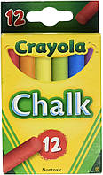 Мел цветной Crayola Chalk для рисования на асвальту, мольберте, доске, флипчарте (51-0816)