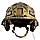 Захисний комплект шолом Fast Helmet NIJ IIIA + навушники Walkers Razor Slim + чебурашки + кавер S, фото 3