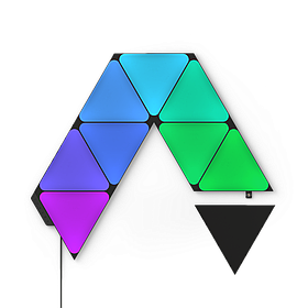 Розумна система освітлення Nanoleaf Shapes Ultra Black Triangles Starter Kit, Apple Homekit - 9 шт.