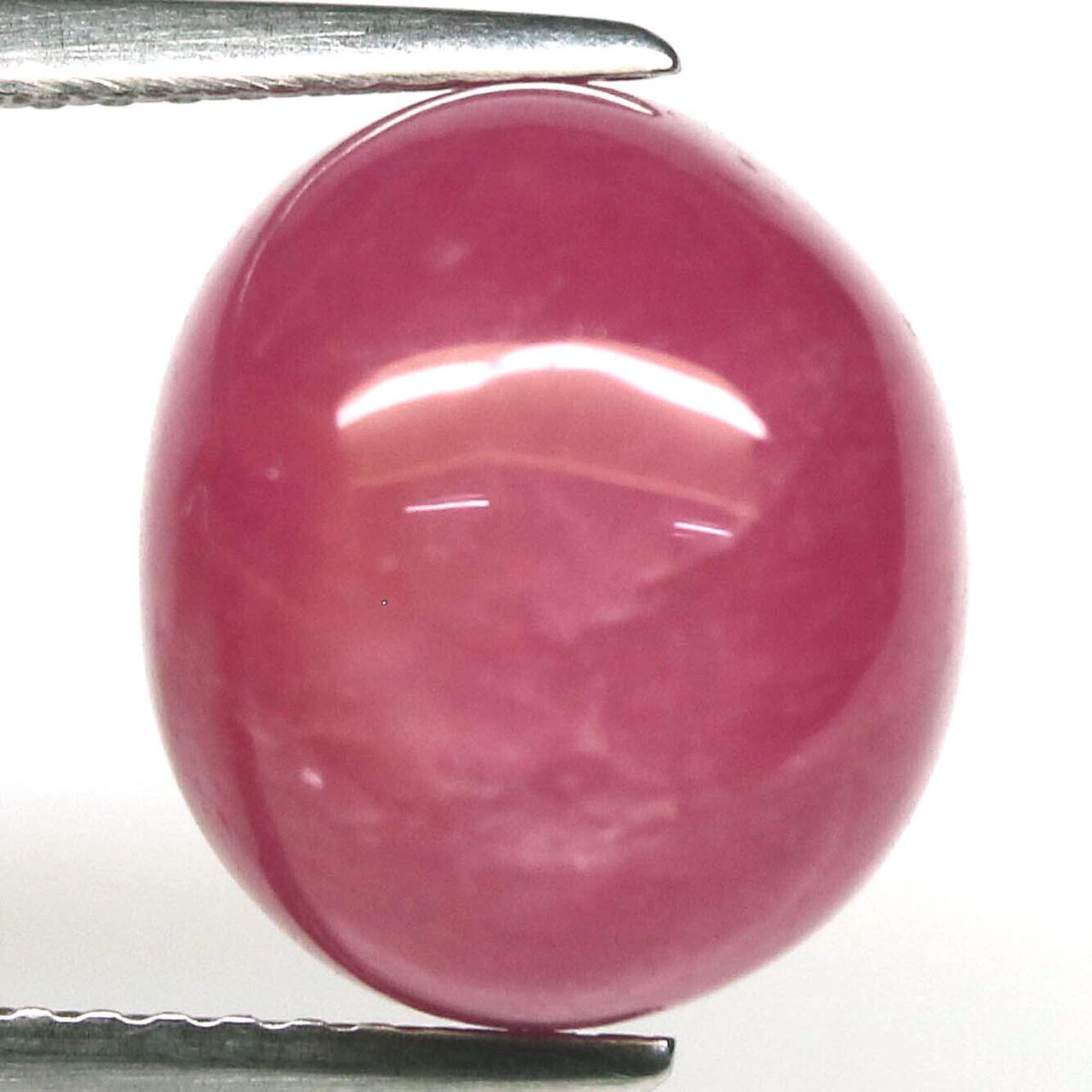 11.27кт. Природний рубін Мадагаскару овал кабашон