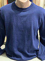 Glostory. Стильный мужской свитер-джемпер. Пуловер темно-синий. Венгрия.