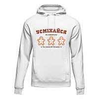 Худі унісекс "Імбірний пряник" Білий, XS