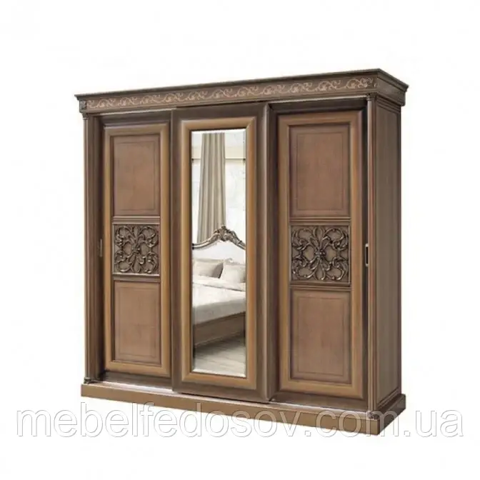 Шафа-купе трихдверна С-2 2,37 (Скай) 2370х2270х720 мм.
