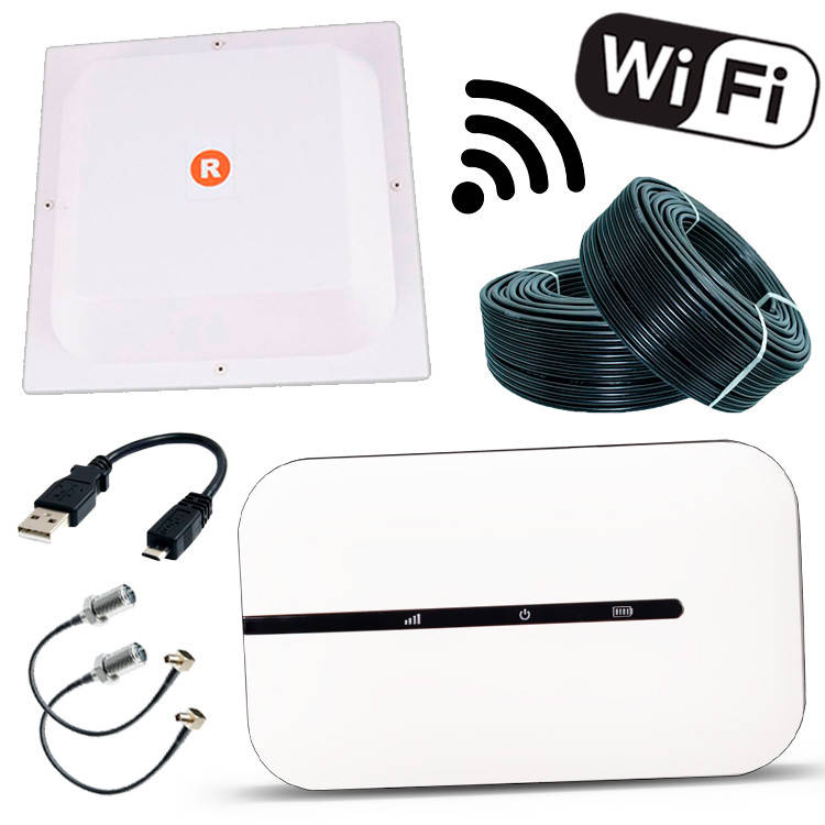 Компактный 4G роутер E5576 Wi-Fi 5 pro + Антенна МИМО 17 дБ, фото 1
