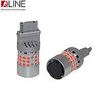 Светодиодные габариты LED Qline 3156 (P27W) Red CANBUS (2шт)