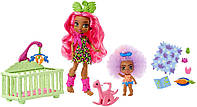 Игровой набор Mattel Cave Club Fernessa & Furrah Doll Детская комната (GNL92)