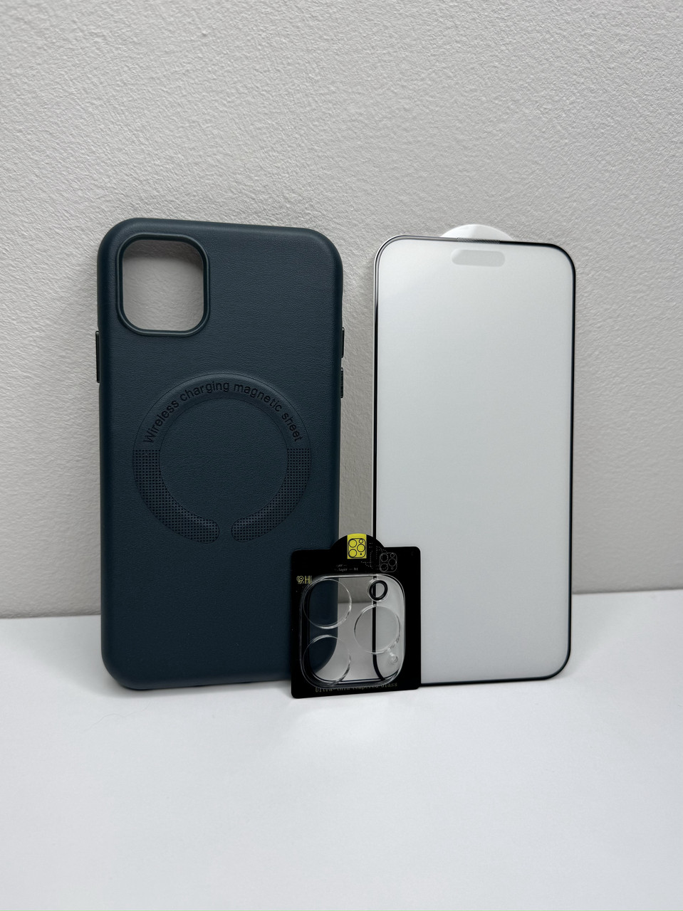 Чохол для iPhone New Leather Case With MagSafe Forest Green
