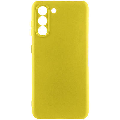 Чехол Silicone Cover Lakshmi Full Camera (A) для Samsung Galaxy S22 Full camera, Жовтий / Flash