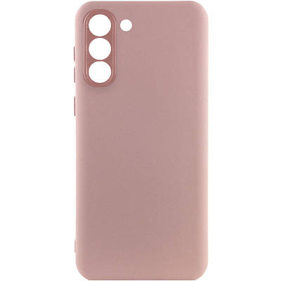Чехол Silicone Cover Lakshmi Full Camera (A) для Samsung Galaxy S22 Full camera, Рожевий / Pink Sand
