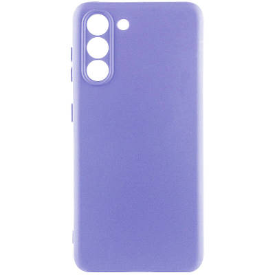 Чехол Silicone Cover Lakshmi Full Camera (A) для Samsung Galaxy S22 Full camera, Бузковий / Dasheen