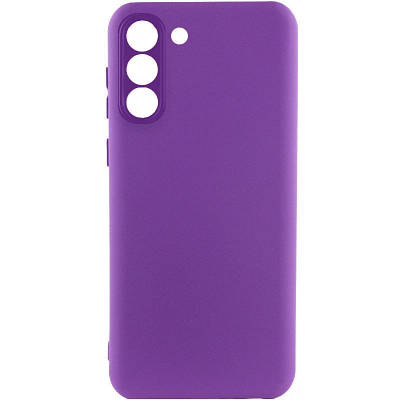 Чехол Silicone Cover Lakshmi Full Camera (A) для Samsung Galaxy S22 Full camera, Фіолетовий / Purple