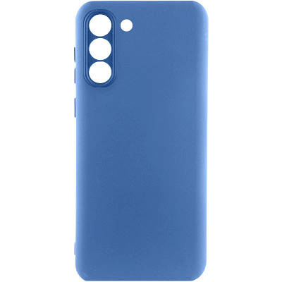 Чехол Silicone Cover Lakshmi Full Camera (A) для Samsung Galaxy S22 Full camera, Синій/Iris
