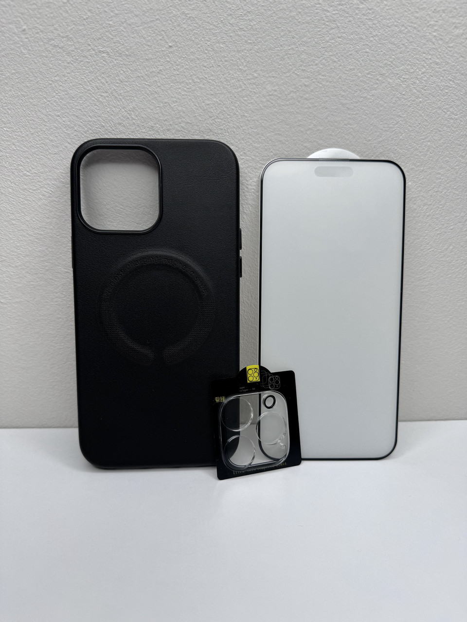 Чохол для iPhone New Leather Case With Magsafe Black