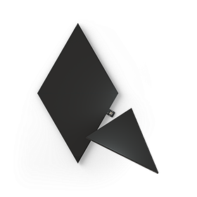 Додаткові панелі Nanoleaf Shapes Ultra Black Triangles Expansion Pack, Apple Homekit - 3 шт.