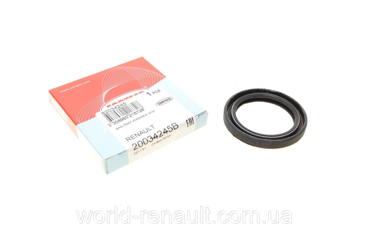 CORTECO 20034245B — Сільник лівої півосі для АКПП DP0 (40x54x7) на Рено Меган 2 c 2002г —