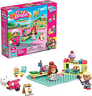 Конструктор МЕГА Барби пекарня MEGA Barbie Toy Building Set Bakery with 1 Barbie and 1 Ken