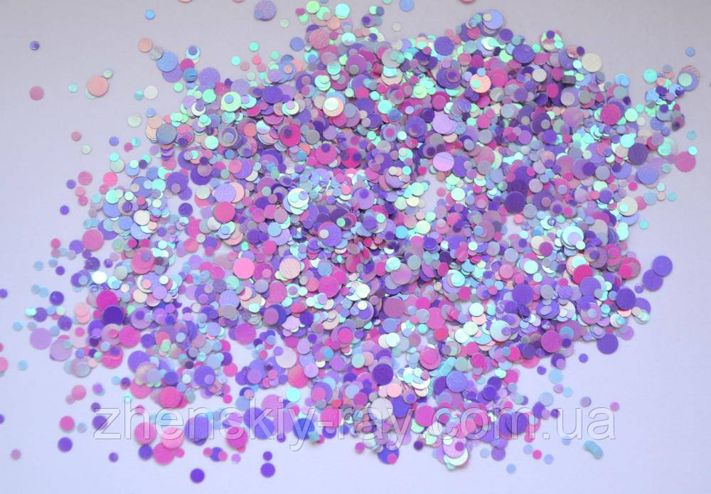 Конфеті для дизайну нігтів No3