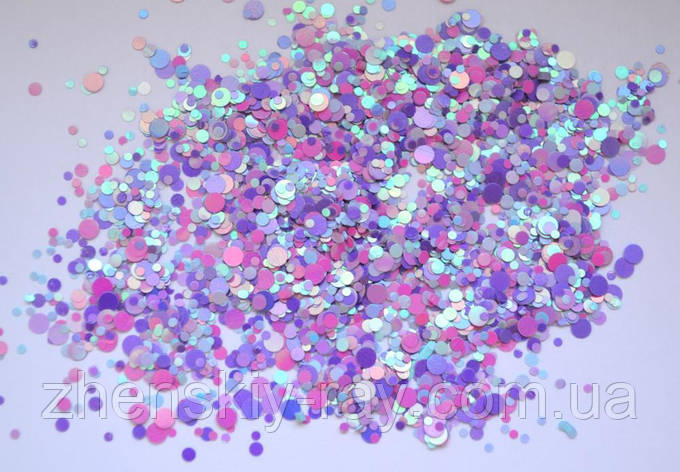 Конфеті для дизайну нігтів No3, фото 1