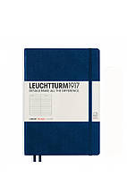 Блокнот Leuchtturm1917 Средний, темно-синий, линия (342922)