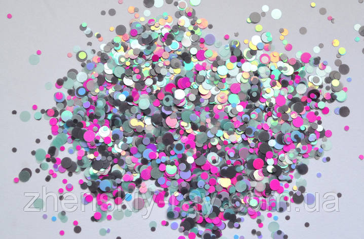 Конфеті для дизайну нігтів No15, фото 1