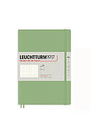 Блокнот Leuchtturm1917 Muted Colours, Composition (B5), Мягкая обложка, Sage, точка (363928)