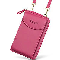 Женский клатч-шумка BAELLERRY Forever Young, Кошелек сумка с отделением для телефона. WY-956 Цвет: розовый