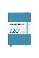 Блокнот Leuchtturm1917 120G Edition, Средний, голубой, Чистые листы (364427)