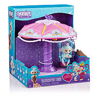 Карусель с интерактивной обезьянкой Абигель WowWee Fingerling Playset Twirl-A-Whirl Carousel (3736)